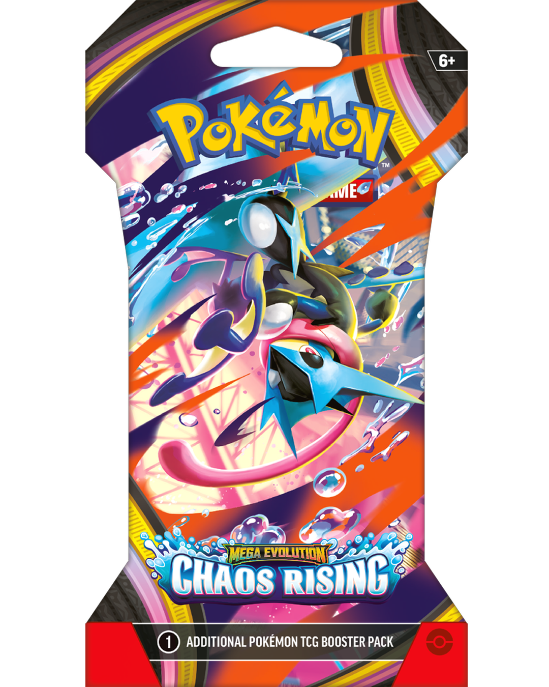 Sleeved Chaos Rising booster pack